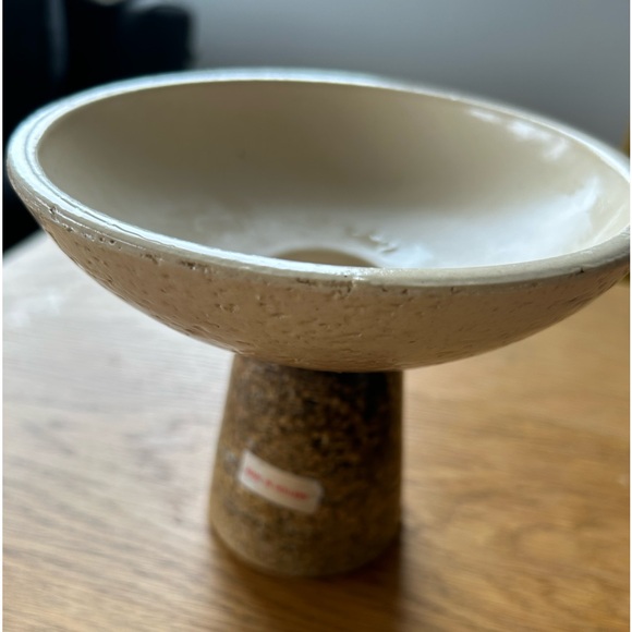 MCM stoneware pottery candleholder/vase/in Pieter Groeneveldt Style/Made Holland - Picture 3 of 7